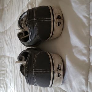 Vans black and grey